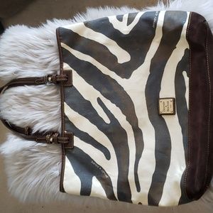 Dooney & Bourke Zebra Lee Tote